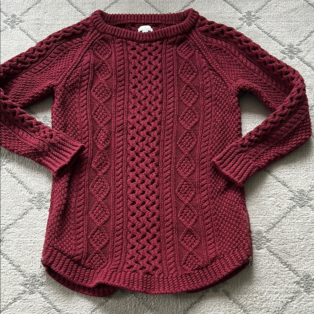 LL Bean Fisherman Sweater
